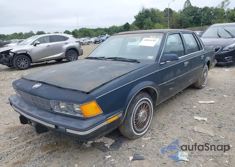 1987 Buick Century Custom from USA, damaged, VIN 1G4AH51R9HT468189